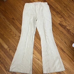 Free People velvet flare pants - NWOT